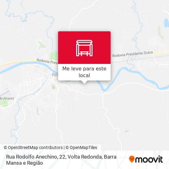 Rua Rodolfo Anechino, 22 mapa