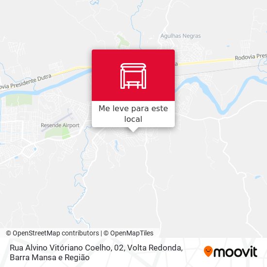 Rua Alvino Vitóriano Coelho, 02 mapa