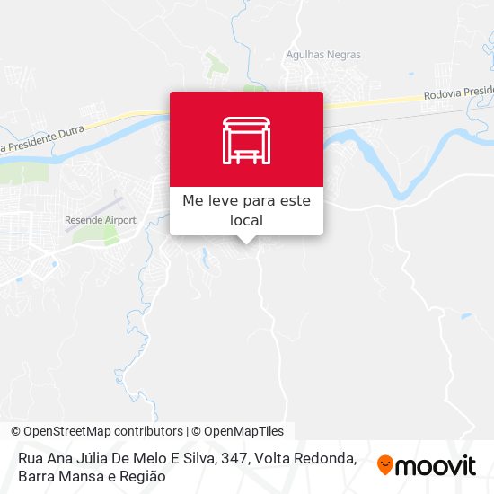 Rua Ana Júlia De Melo E Silva, 347 mapa