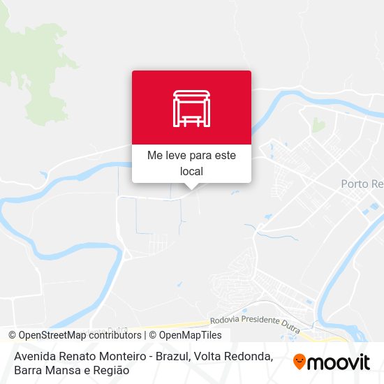 Avenida Renato Monteiro - Brazul mapa
