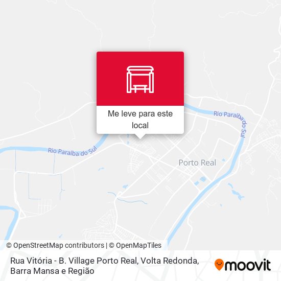 Rua Vitória - B. Village Porto Real mapa