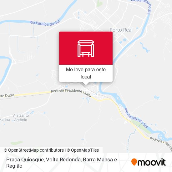 Praça Quiosque mapa