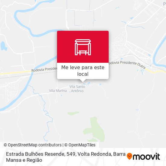 Estrada Bulhões Resende, 549 mapa