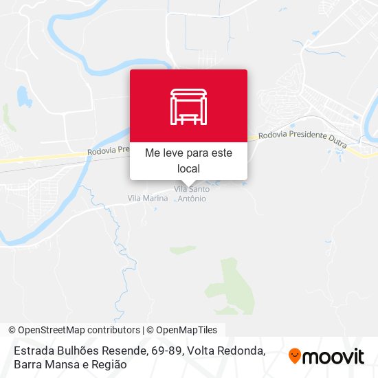 Estrada Bulhões Resende, 69-89 mapa