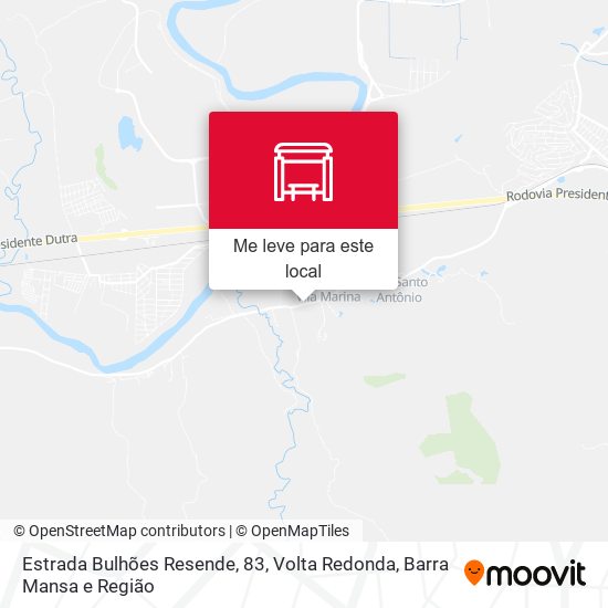 Estrada Bulhões Resende, 83 mapa