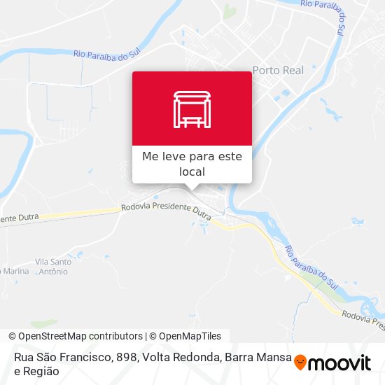 Rua São Francisco, 898 mapa