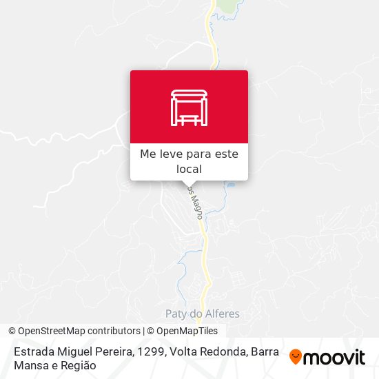 Estrada Miguel Pereira, 1299 mapa