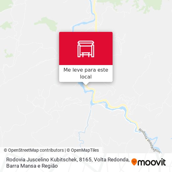 Rodovia Juscelino Kubitschek, 8165 mapa