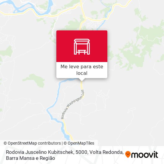 Rodovia Juscelino Kubitschek, 5000 mapa