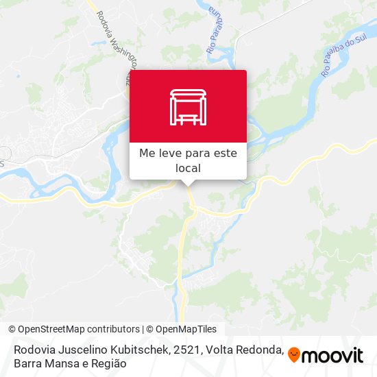 Rodovia Juscelino Kubitschek, 2521 mapa