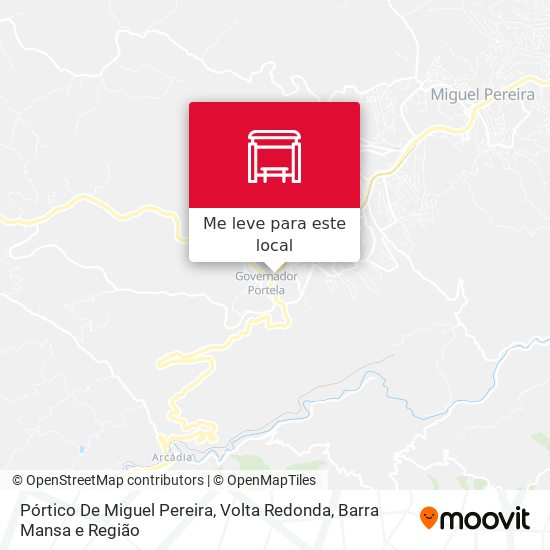 Pórtico De Miguel Pereira mapa