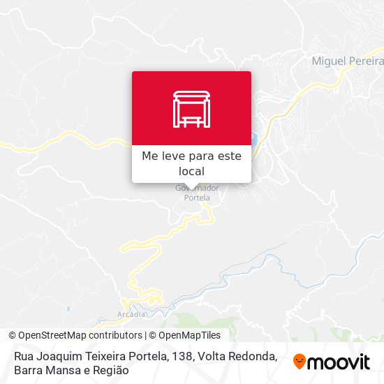 Rua Joaquim Teixeira Portela, 138 mapa