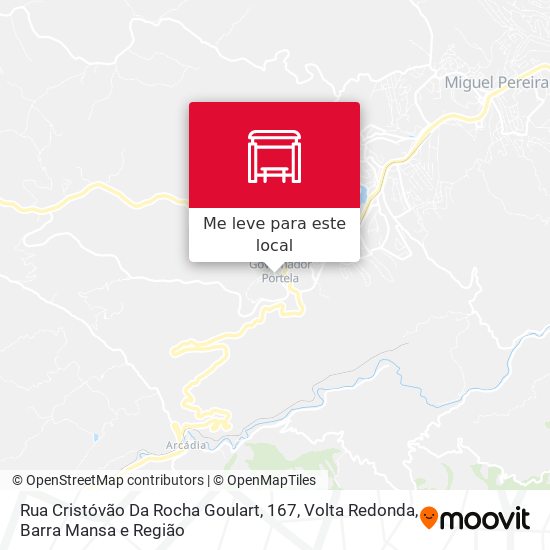 Rua Cristóvão Da Rocha Goulart, 167 mapa