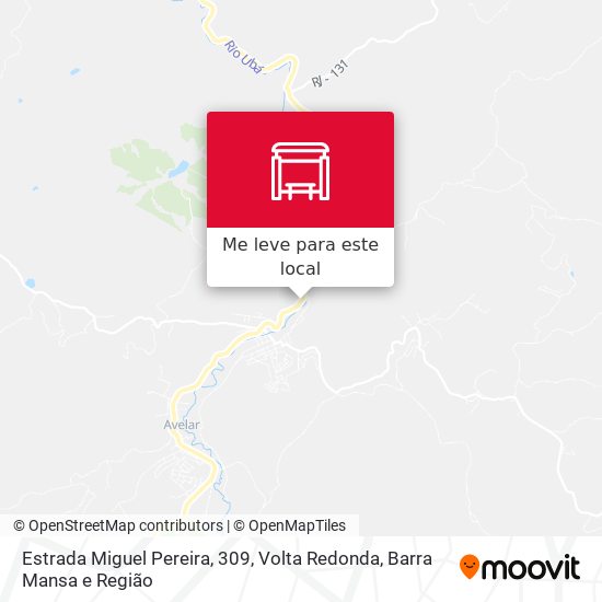Estrada Miguel Pereira, 309 mapa