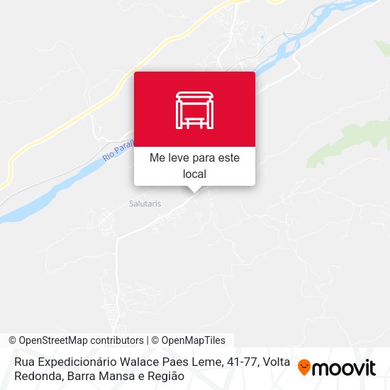 Rua Expedicionário Walace Paes Leme, 41-77 mapa