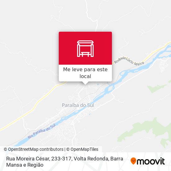 Rua Moreira César, 233-317 mapa