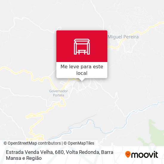 Estrada Venda Velha, 680 mapa