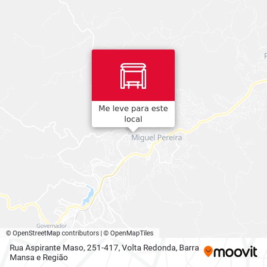 Rua Aspirante Maso, 251-417 mapa