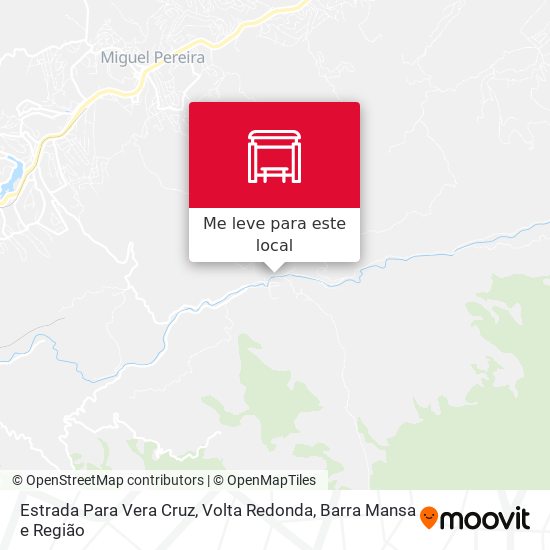 Estrada Para Vera Cruz mapa