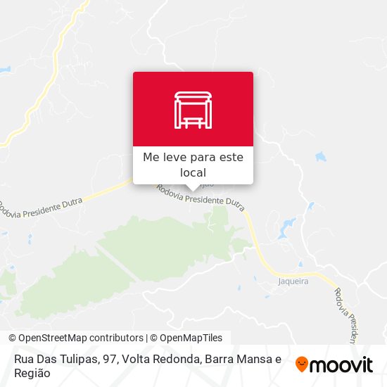 Rua Das Tulipas, 97 mapa