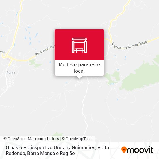 Ginásio Poliesportivo Ururahy Guimarães mapa