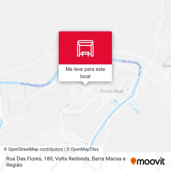 Rua Das Flores, 180 mapa