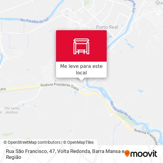 Rua São Francisco, 47 mapa
