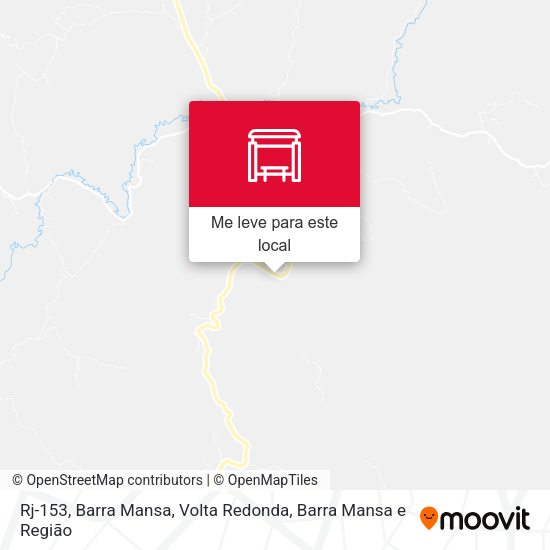 Rj-153, Barra Mansa mapa