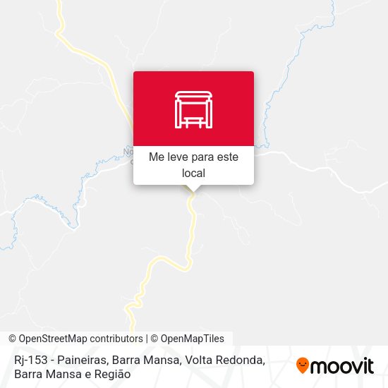 Rj-153 - Paineiras, Barra Mansa mapa