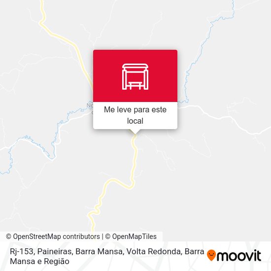 Rj-153, Paineiras, Barra Mansa mapa