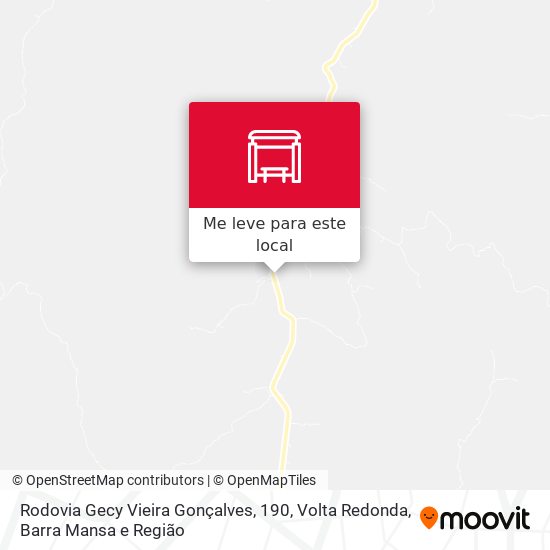 Rodovia Gecy Vieira Gonçalves, 190 mapa