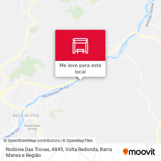 Rodovia Das Trovas, 4845 mapa