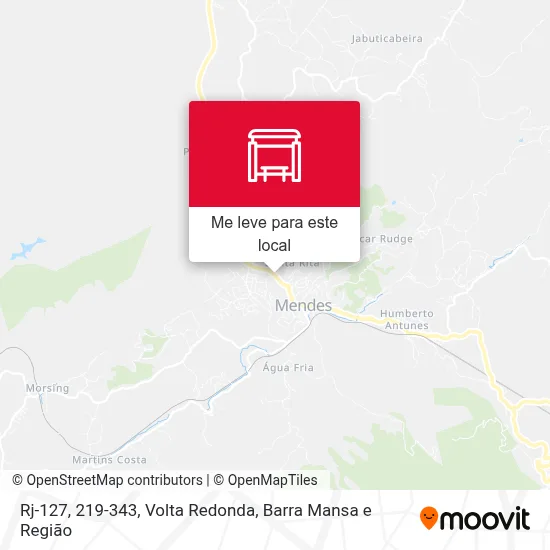 Rj-127, 219-343 mapa