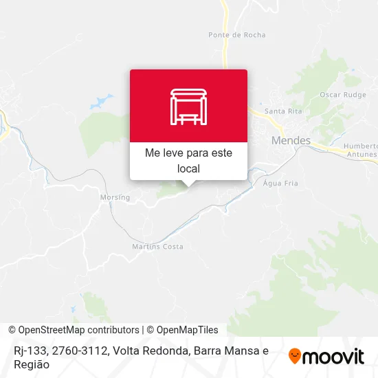 Rj-133, 2760-3112 mapa