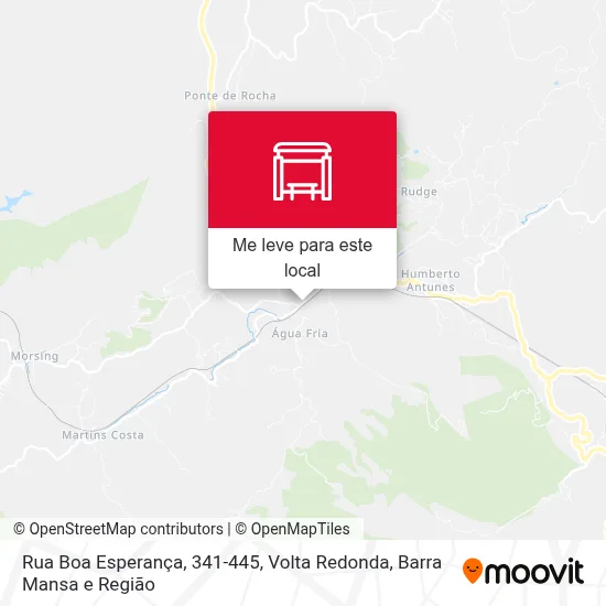 Rua Boa Esperança, 341-445 mapa