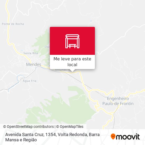 Avenida Santa Cruz, 1354 mapa