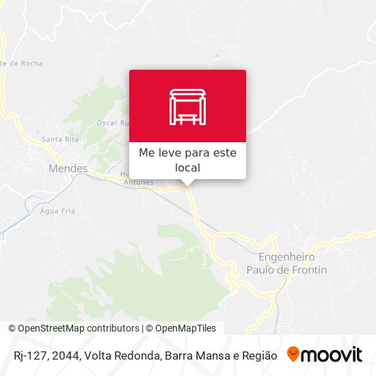 Rj-127, 2044 mapa