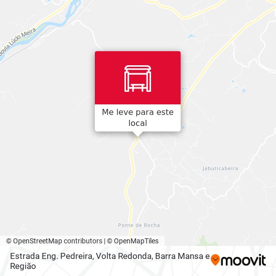 Estrada Eng. Pedreira mapa