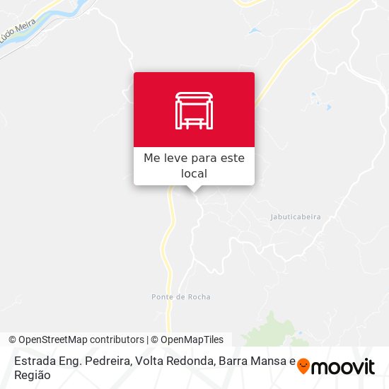Estrada Eng. Pedreira mapa