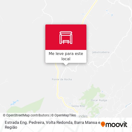 Estrada Eng. Pedreira mapa