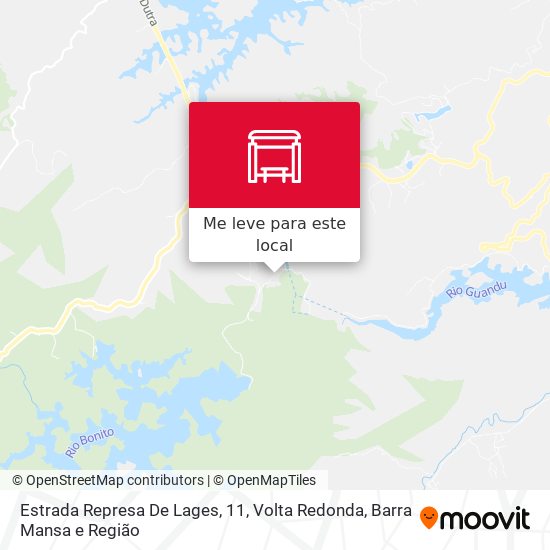 Estrada Represa De Lages, 11 mapa