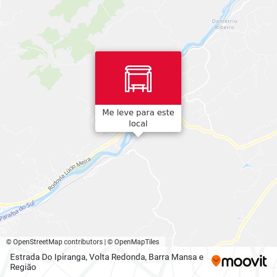 Estrada Do Ipiranga mapa