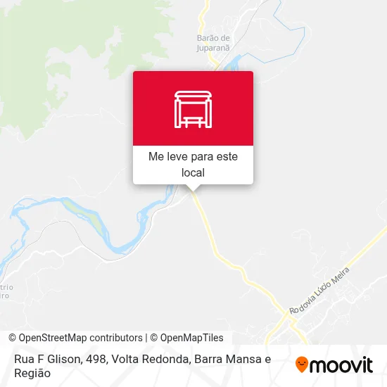 Rua F Glison, 498 mapa