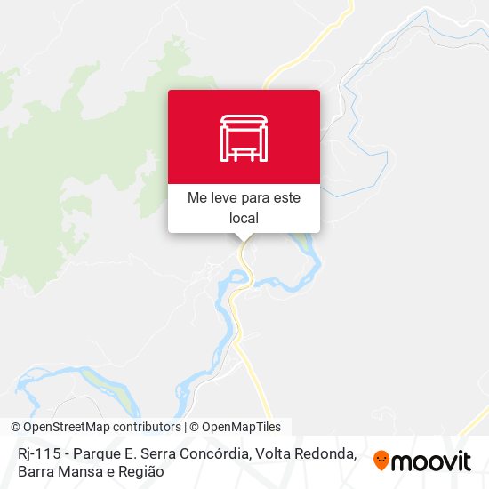 Rj-115 - Parque E. Serra Concórdia mapa