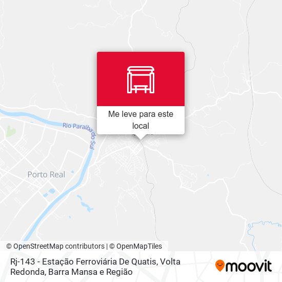 Rj-143 - Estação Ferroviária De Quatis mapa