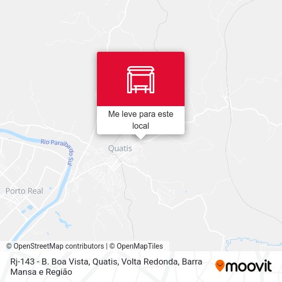 Rj-143 - B. Boa Vista, Quatis mapa