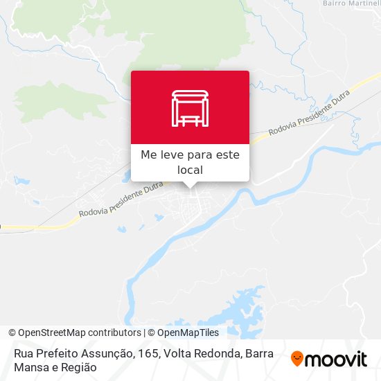 Rua Prefeito Assunção, 165 mapa