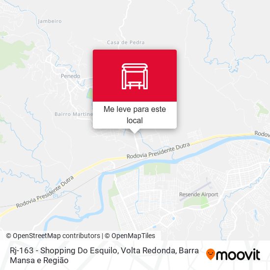 Rj-163 - Shopping Do Esquilo mapa