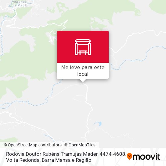 Rodovia Doutor Rubéns Tramujas Mader, 4474-4608 mapa