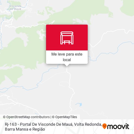 Rj-163 - Portal De Visconde De Mauá mapa